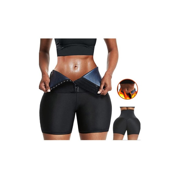 Pantaloni sport pentru femei SaunaSlim, din neopren, efect de sauna, marime 2XL/3XL,negru, Doty®️ [6]