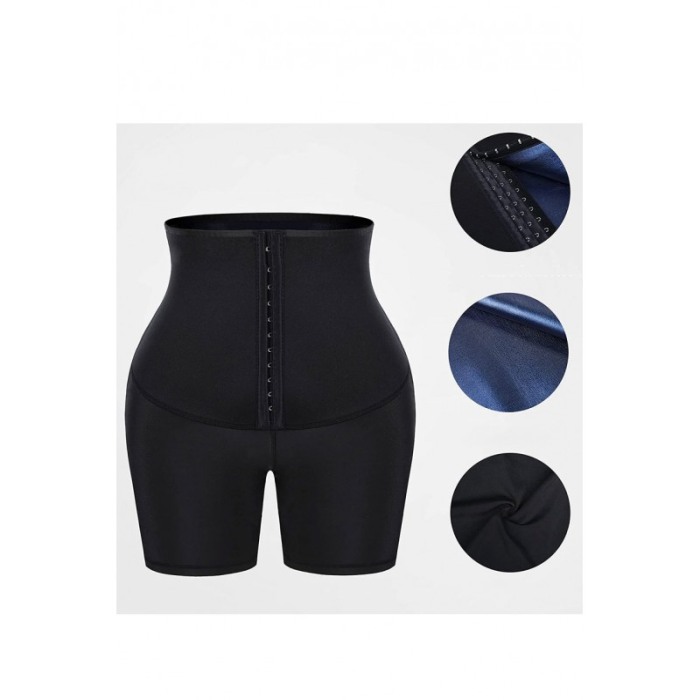 Pantaloni sport pentru femei SaunaSlim, din neopren, efect de sauna, marime L/XL,negru, Doty®️ [2]