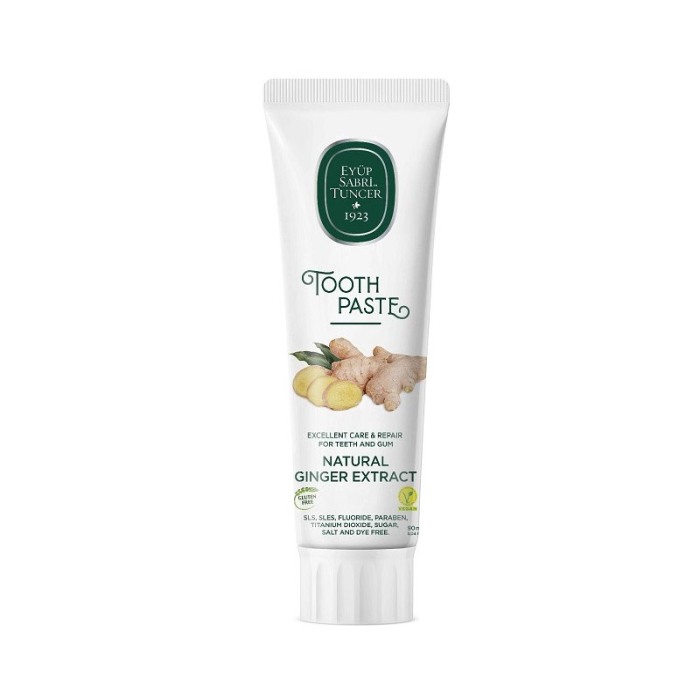 Pasta de dinti Eyup Sabri Tuncer, din ghimbir, proprietati antinflamatorii/antibacteriene, vegana, fara fluor, 90 ml [6]