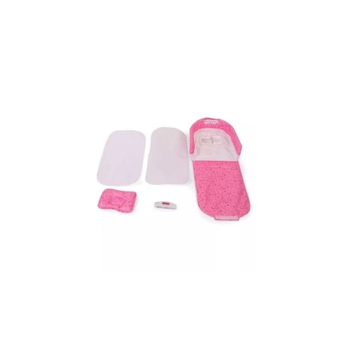Patut bebe portabil , pliere tip geanta, usor de transportat, efecte sonore, roz,doty [5]