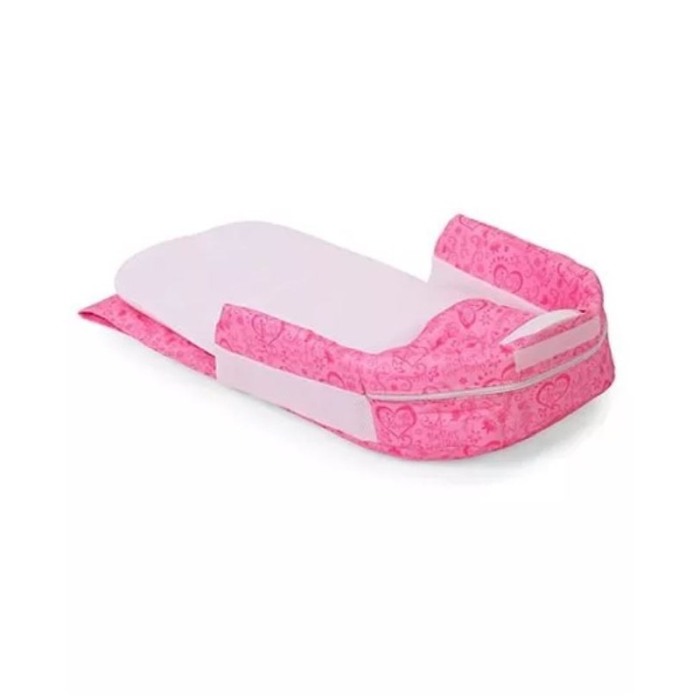 Patut bebe portabil , pliere tip geanta, usor de transportat, efecte sonore, roz,doty [2]