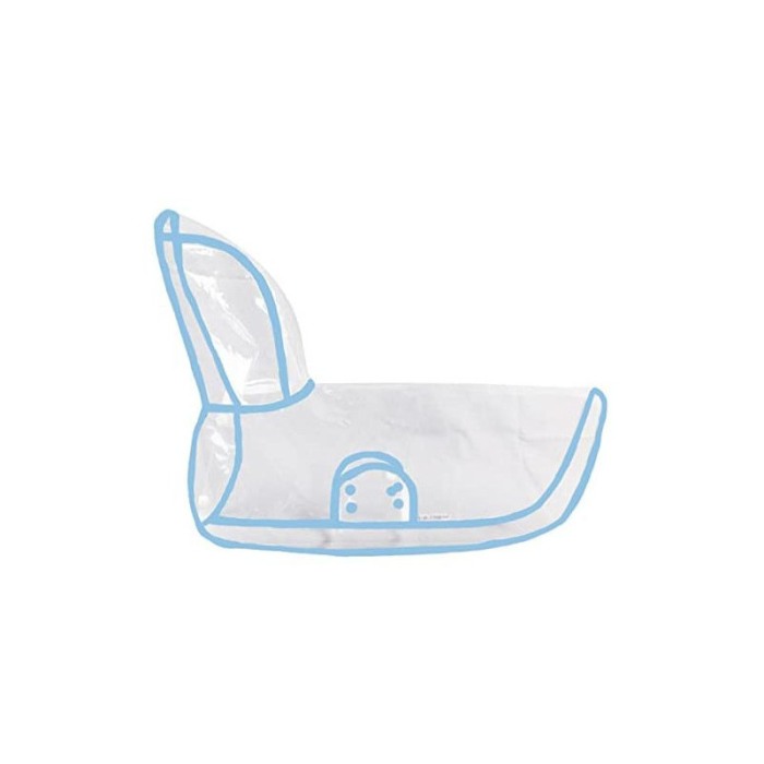 Pelerina de ploaie Inky Doggo ,pentru animalele de companie de talie medie,25 cm, albastru [4]