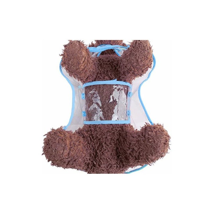 Pelerina de ploaie Inky Doggo ,pentru animalele de companie de talie medie,25 cm, albastru [3]
