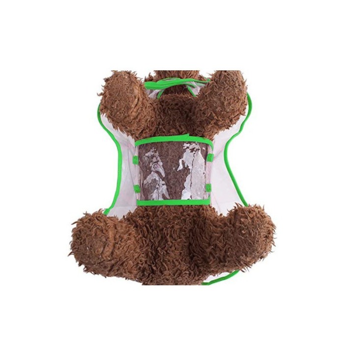 Pelerina de ploaie Inky Doggo , pentru animalele de companie de talie mica, 25 cm, verde [2]