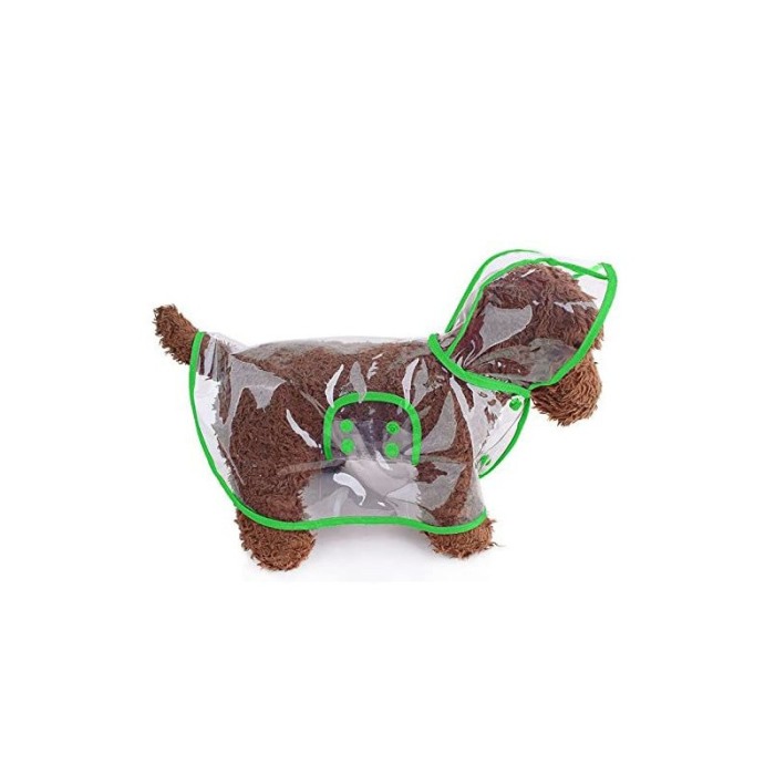 Pelerina de ploaie Inky Doggo , pentru animalele de companie de talie mica, 25 cm, verde [1]
