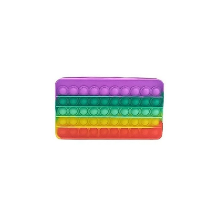 Penar Rainbow Pop, practic si interactiv, silicon, 20 x 10 cm ,inchidere cu fermoar, multicolor [2]