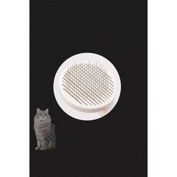 Perie AutoKitty pentru pisici, compacta si practica, usor de curatat, alb, 19x9 cm [4]