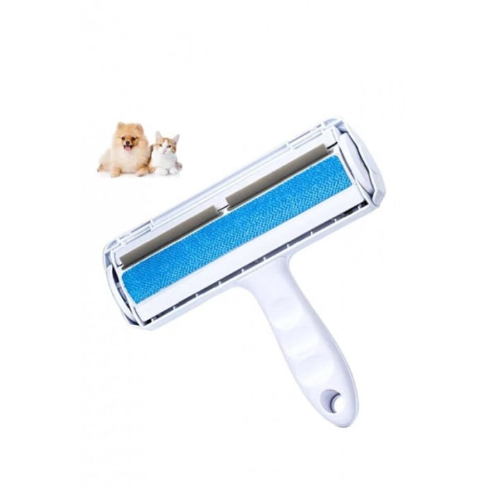 Perie HandBrush Doty.ro®, pentru curatarea parului de animale de pe suprafete, reutilizabila, 19.5x19 cm, alb [1]