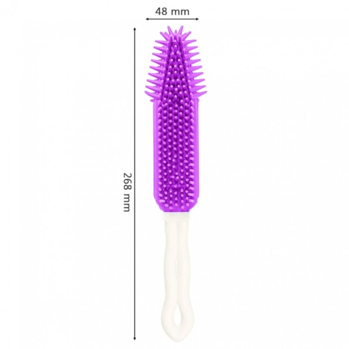 Perie multifunctionala Multi Hair Remover, din silicon, pentru animale si suprafete, 26 cm, roz [2]