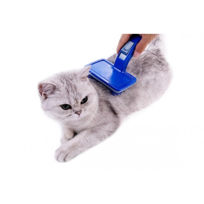 Perie Self Cleaning Brush, pentru indepartarea parului de pe animalele de companie de talie mica si medie,cu functie de autocura [3]