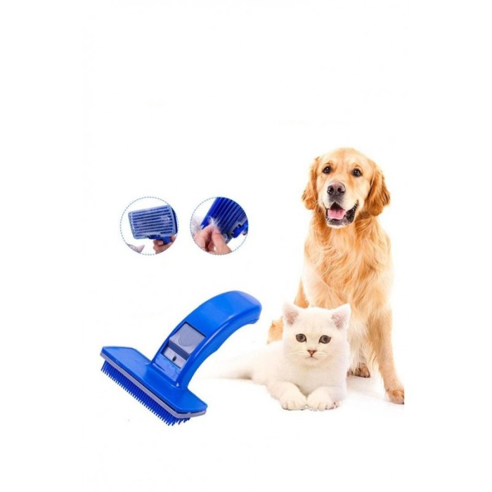 Perie Self Cleaning Brush, pentru indepartarea parului de pe animalele de companie de talie mica si medie,cu functie de autocura [6]