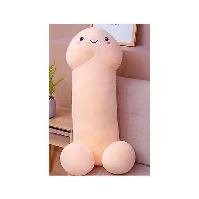 Perna Body Part Pillow, design creativ, materiale de calitate, 100 cm , crem [2]