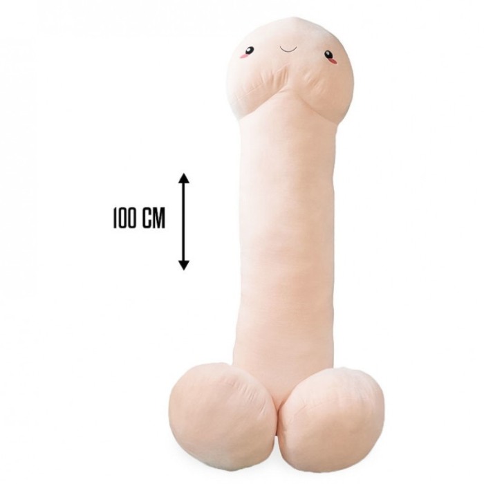 Perna Body Part Pillow, design creativ, materiale de calitate, 100 cm , crem [4]