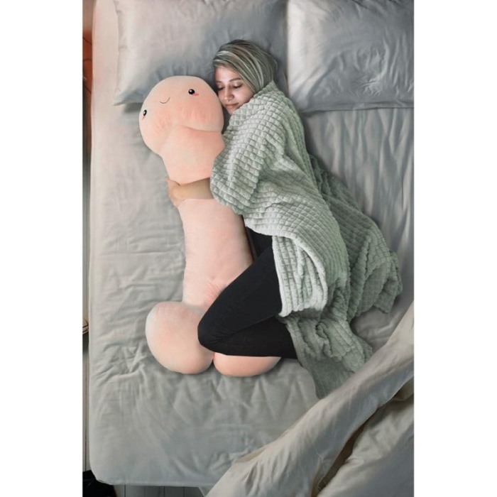 Perna Body Part Pillow, design creativ, materiale de calitate, 100 cm , crem [6]