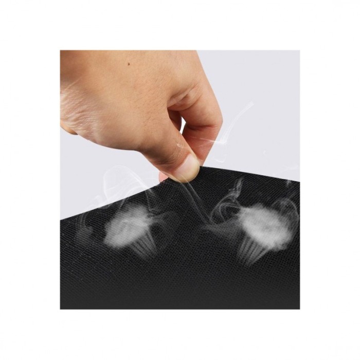 Perna cervicala pentru scaunul masinii Support Pillow, din spuma cu memorie, usor de montat, universala, 30x23 cm, negru [5]