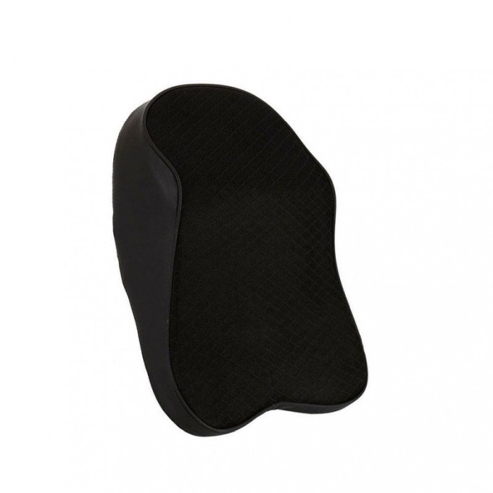 Perna cervicala pentru scaunul masinii Support Pillow, din spuma cu memorie, usor de montat, universala, 30x23 cm, negru [7]