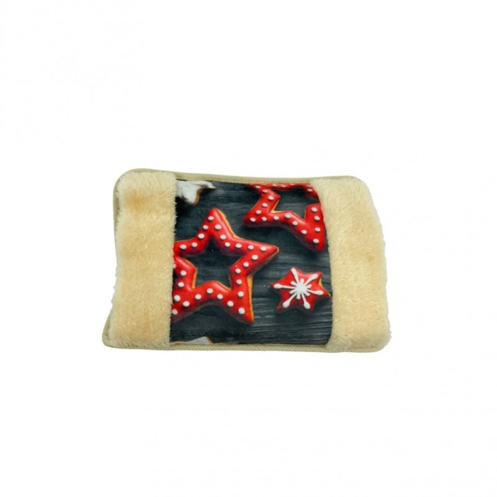 Perna cu incalzire electrica AquaTherapy, pentru tratarea durerilor locale, model cu turta dulce, crem, 18x25 cm [4]