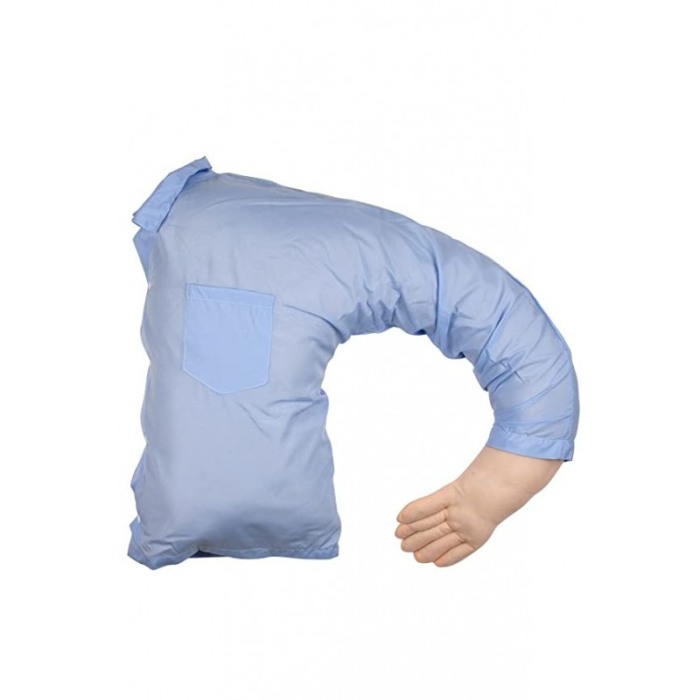 Perna Warm Arm, design realist , bumbac si poliester fara alergeni , 55 x 10,5 x 35 cm , albastru [4]