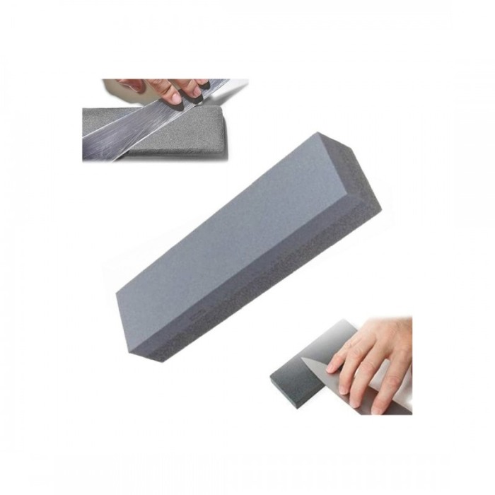 Piatra universala pentru ascutit SharpNow Doty® cutite/foarfece/coase, 15 cm, forma dreptunghiulara, gri [1]