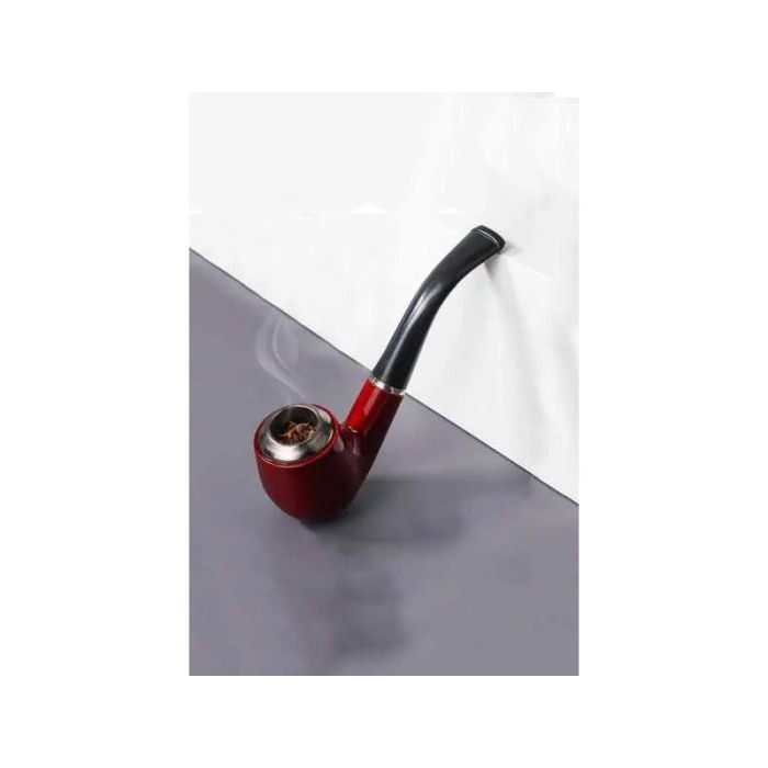 Pipa lemn cires Absolute Pipe, 9 mm, rosu/negru, Doty®️ [5]