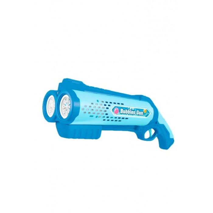 Pistol de jucarie de facut baloane de sapun BubbleBullet Doty®, electric, 2 sticulete cu solutie incluse, interactiv, albastru [1]
