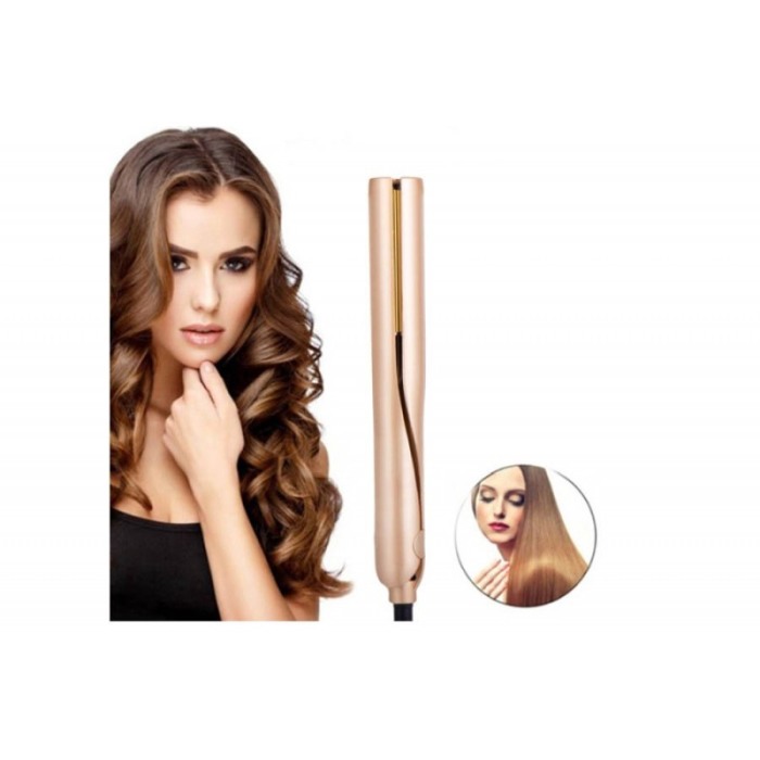 Placa 2 in 1 HairCurling pentru ondulat parul, invelis ceramic, temperatura reglabila pana la 230 C ,functie antistatica,design [1]