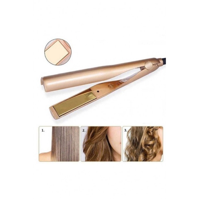 Placa 2 in 1 HairCurling pentru ondulat parul, invelis ceramic, temperatura reglabila pana la 230 C ,functie antistatica,design [6]