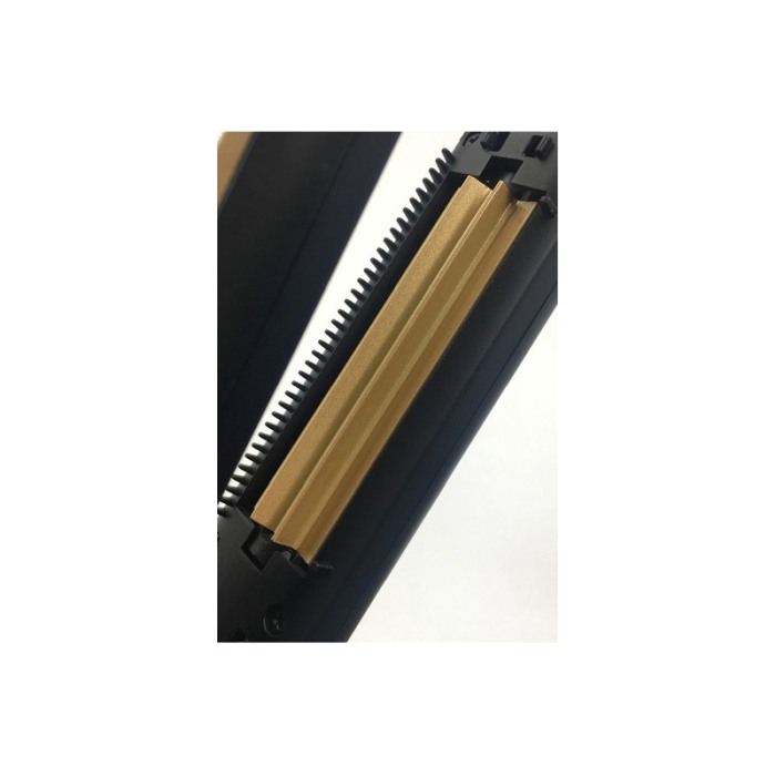 Placa pentru creponat parul RizadoHair Doty.ro®, cablu rotativ, invelis ceramica, temperatura 210 grade Celsius, negru [3]