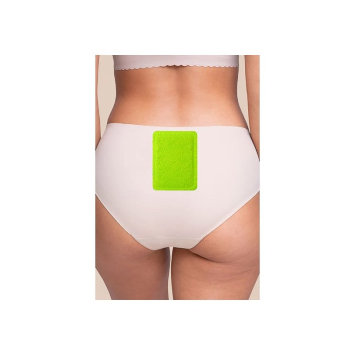 Plasture menstrual LessPain, cu efect de incalzire, amelioreaza durerilor menstruale, 13x9 cm,  Doty®️ [2]