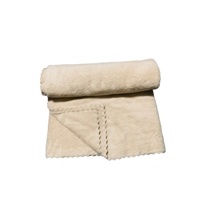 Prosop din microfibra SoftTowel, pentru fata sau maini, design minimalist, 70x34 cm, bej, Doty®️ [4]