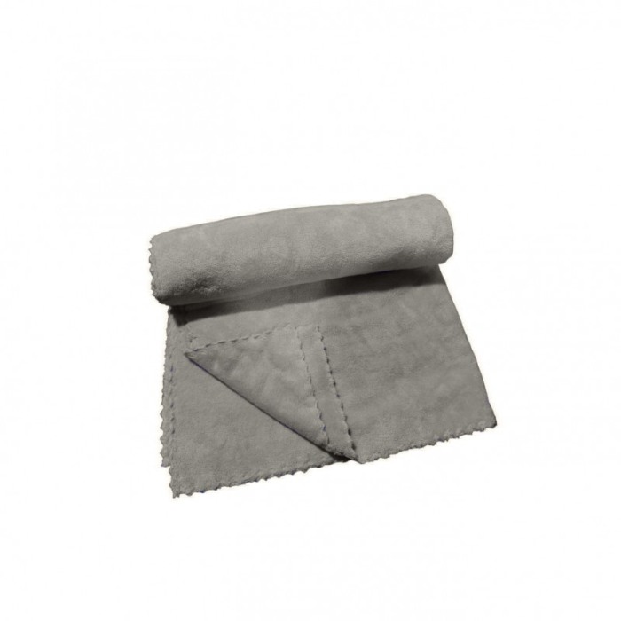 Prosop din microfibra SoftTowel, pentru fata sau maini, design minimalist, 70x34 cm, gri, Doty®️ [2]