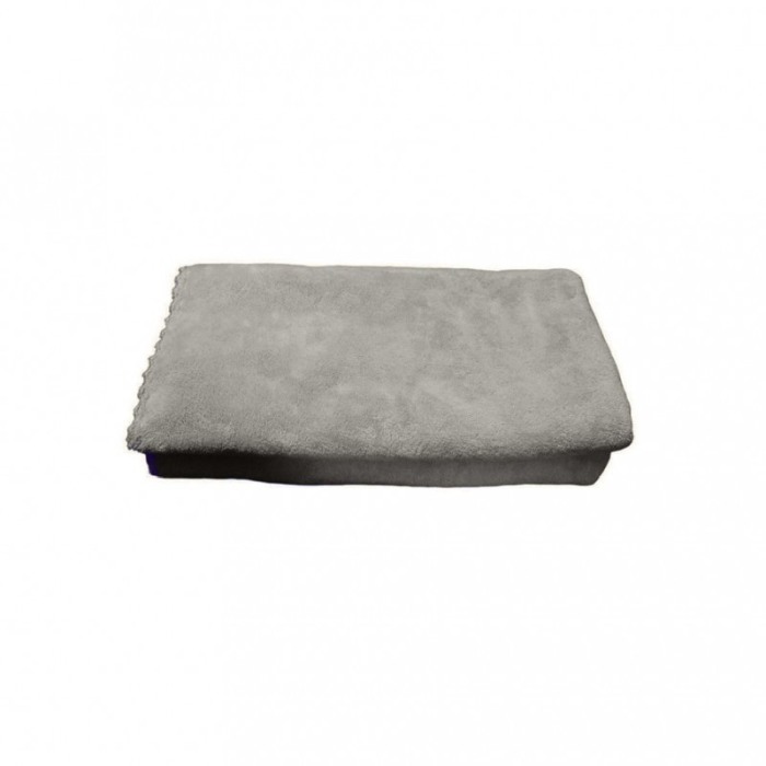 Prosop din microfibra SoftTowel, pentru fata sau maini, design minimalist, 70x34 cm, gri, Doty®️ [1]