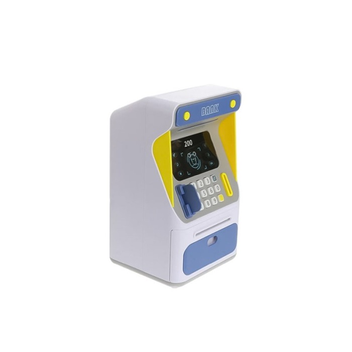 Pusculita automata pentru copii ATMBank Doty®, bancomat, depuneri, retrageri, card, simulare recunoastere faciala, cu baterii [4]