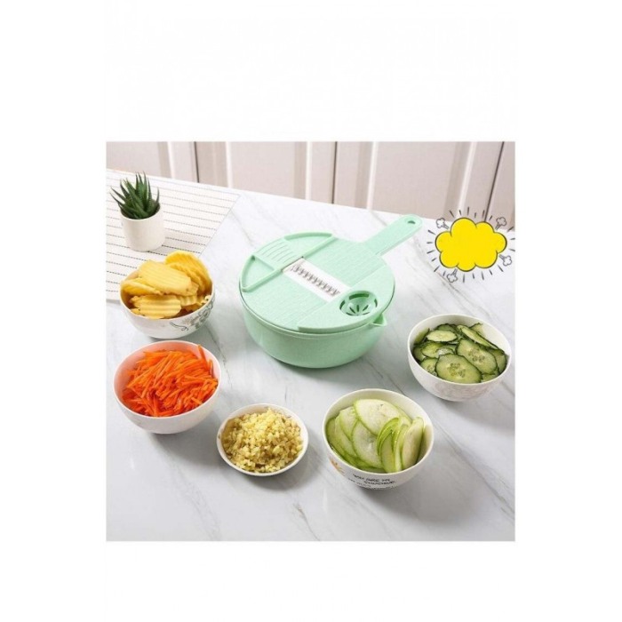 Razatoare multifunctionala, accesorii incluse, 6  tipuri de lame,separator de ou, capac protector, materiale de calitate, design [4]