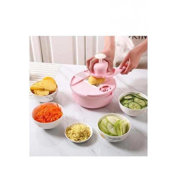 Razatoare multifunctionala, accesorii incluse, 6  tipuri de lame,separator de ou, capac protector, materiale de calitate, design [6]