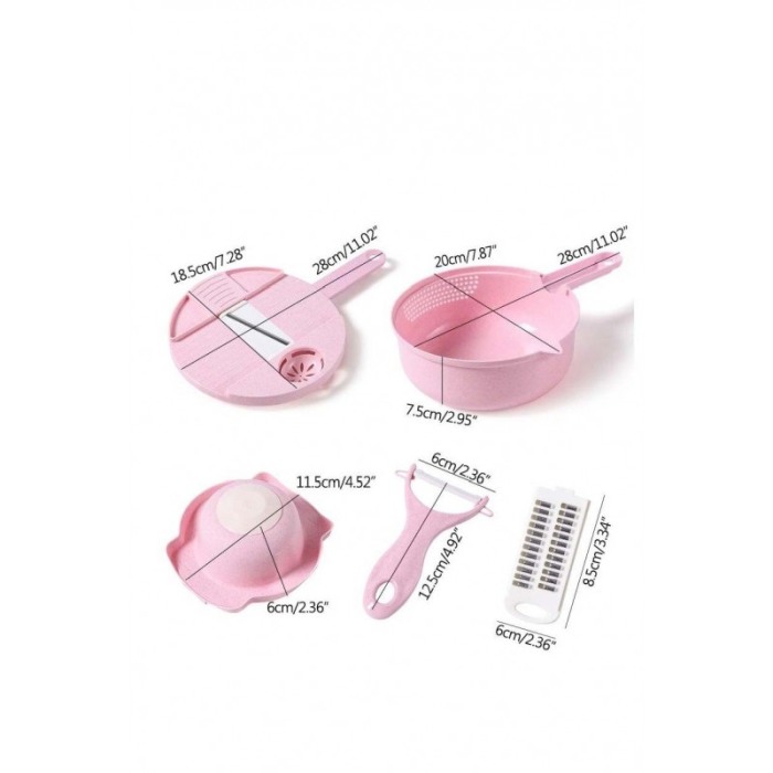 Razatoare multifunctionala, accesorii incluse, 6  tipuri de lame,separator de ou, capac protector, materiale de calitate, design [5]