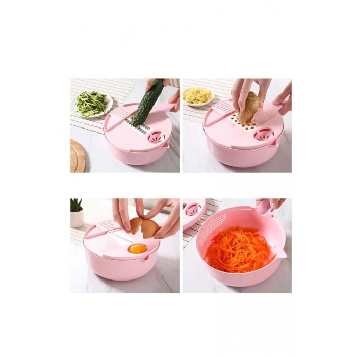 Razatoare multifunctionala, accesorii incluse, 6  tipuri de lame,separator de ou, capac protector, materiale de calitate, design [7]