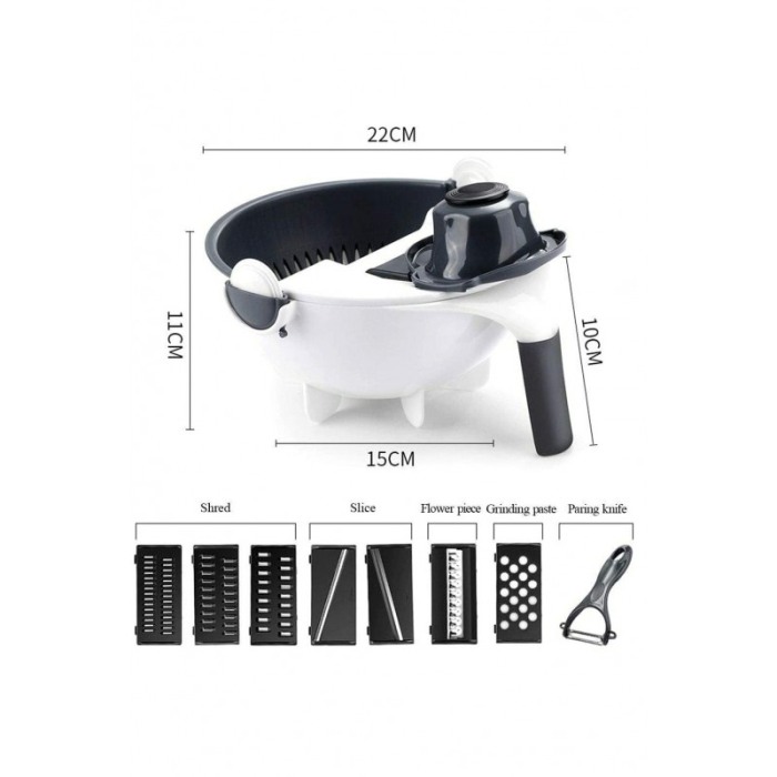 Razatoare multifunctionala White Ball Cutter, accesorii incluse, materiale de calitate, alb [6]