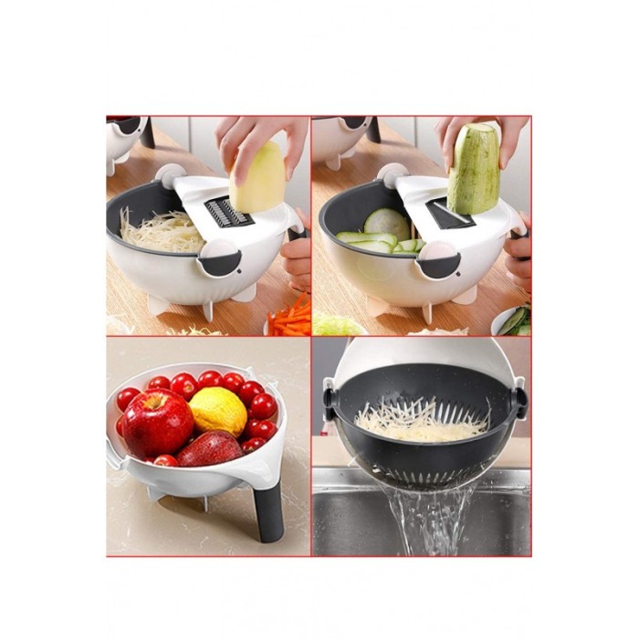 Razatoare multifunctionala White Ball Cutter, accesorii incluse, materiale de calitate, alb [4]