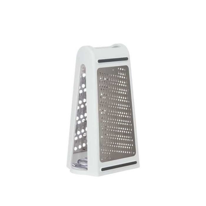 Razatoare Simple Grater, universala, cu recipient inclus pentru gradare, fara mizerie, usor de folosit, 2 lame, alb [5]