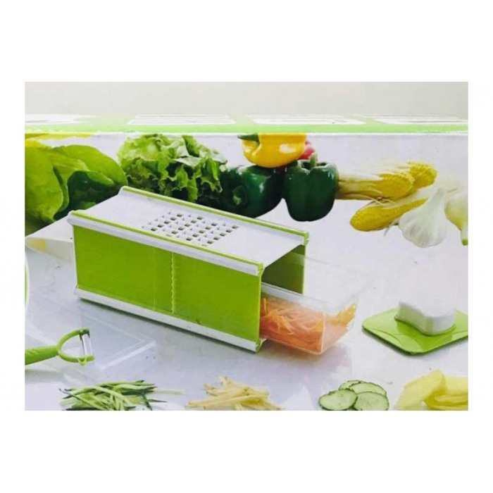 Razatoarea multifunctionala cu maruntitor, taietor si curatator de legume Greens 4 in 1, accesorii incluse, 4 tipuri de lame,rec [7]
