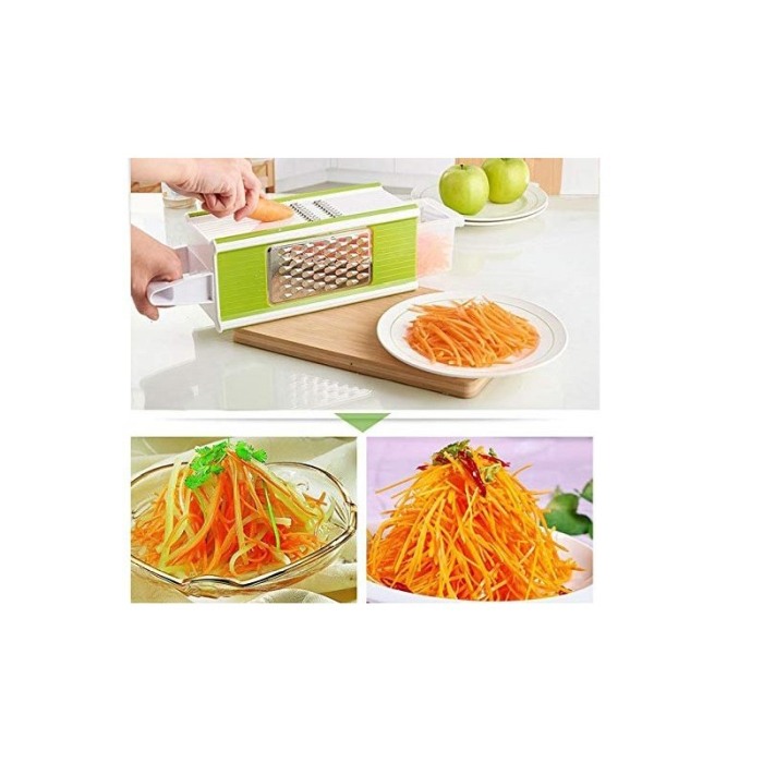 Razatoarea multifunctionala cu maruntitor, taietor si curatator de legume Greens 4 in 1, accesorii incluse, 4 tipuri de lame,rec [8]