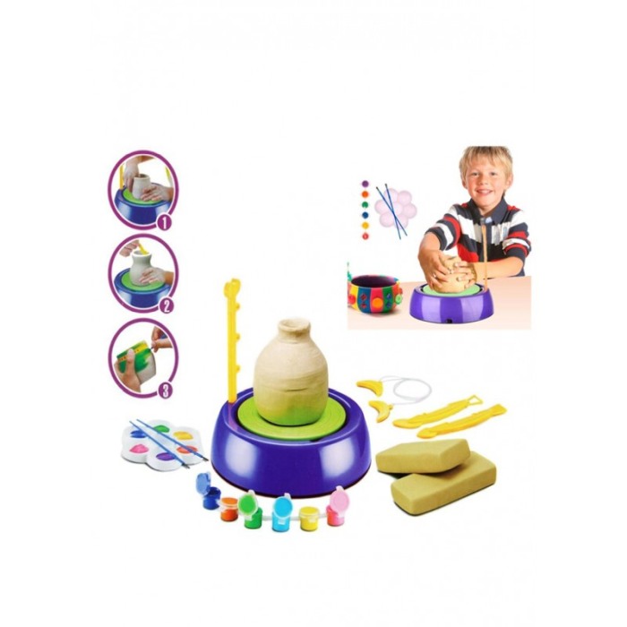 Roata de olarit pentru copii ClayWheel, accesorii incluse, 2 viteze,distractiva, multicolora, Doty® [6]
