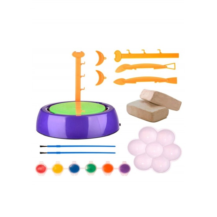 Roata de olarit pentru copii ClayWheel, accesorii incluse, 2 viteze,distractiva, multicolora, Doty® [3]