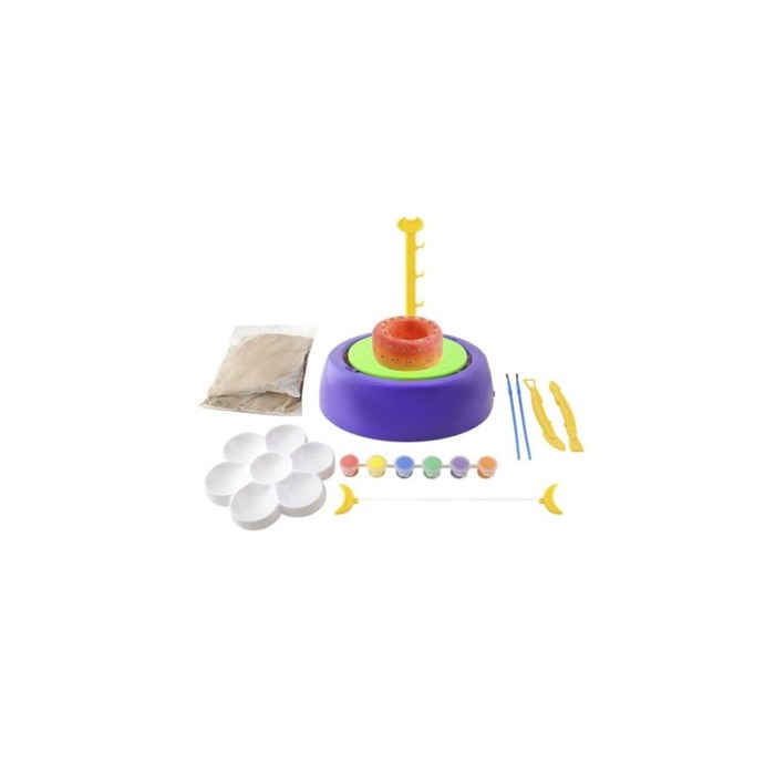 Roata de olarit pentru copii ClayWheel, accesorii incluse, 2 viteze,distractiva, multicolora, Doty® [8]