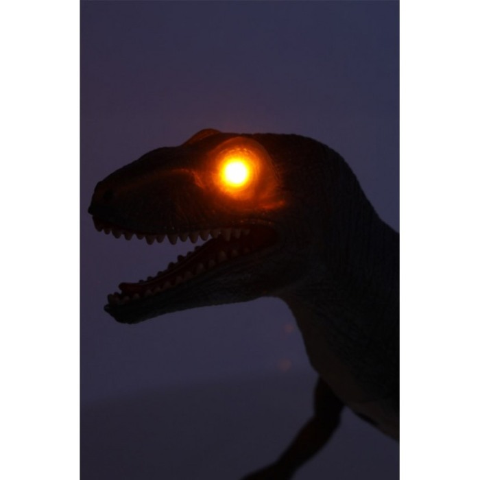 Robot de jucarie My Friend Velociraptor, dinosaur, lumini si sunete, cu telecomanda, design realist, 52x29.5 cm, verde, Doty® [6]