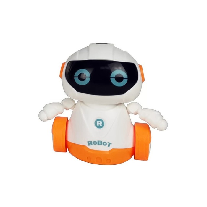 Robot Follow Rob, cu telecomanda tip ceas, baterii incluse, design modern, efecte luminoase, alb [4]
