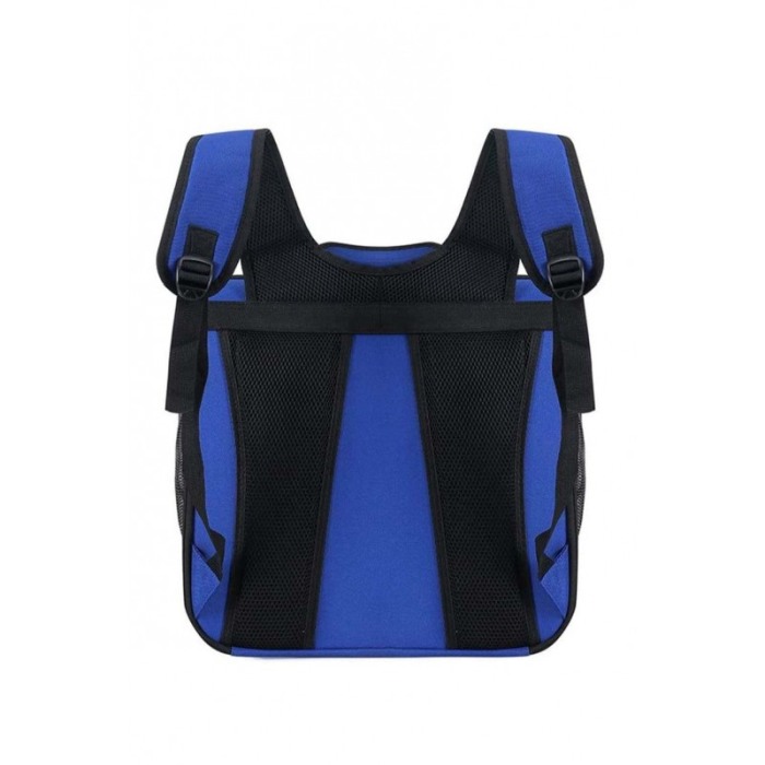 Rucsac cu bula de astronaut , buzunare frontale,  albastru cu rosu , 36 cm , doty [5]