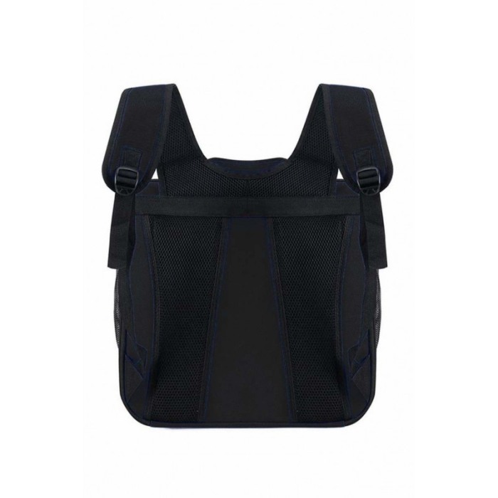 Rucsac cu bula de astronaut , buzunare frontale,  negru cu rosu , 36 cm , doty [5]