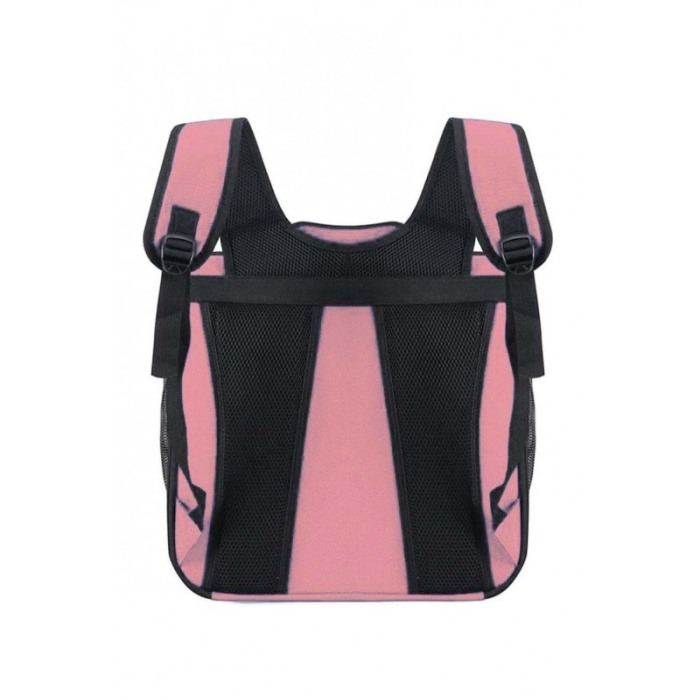 Rucsac cu bula de astronaut , buzunare frontale,  roz cu bleumarin , 36 cm , doty [5]